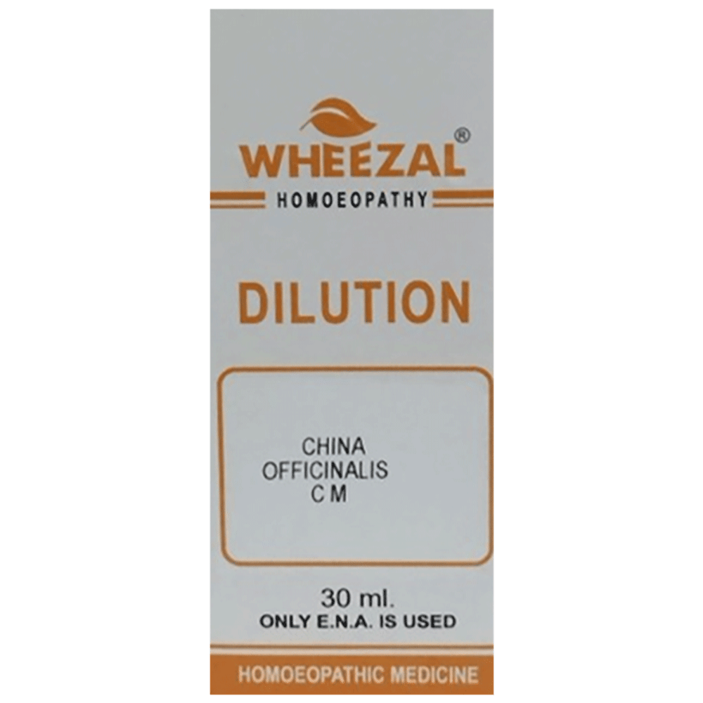 Wheezal Cinchona Officinalis Dilution CM bottle of 30 ml Dilution