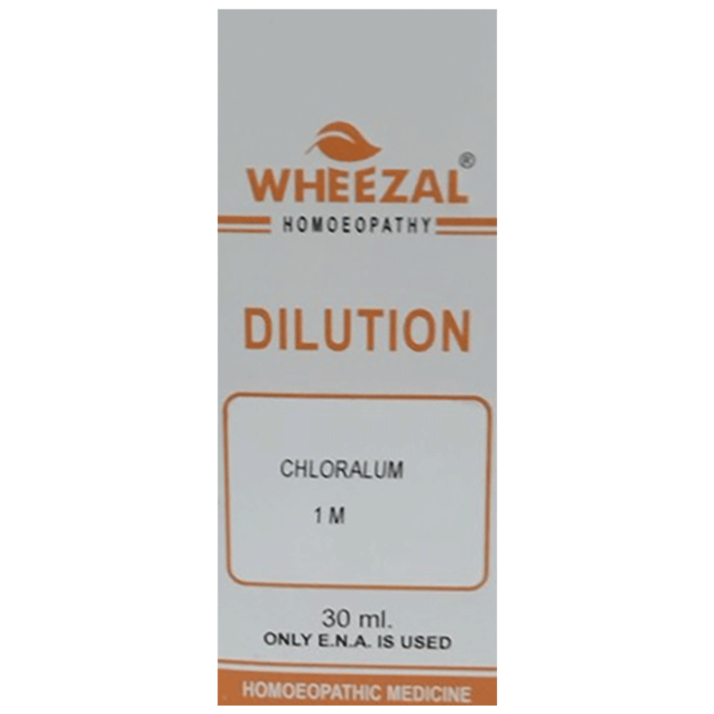 Wheezal Chlorum Dilution 1M bottle of 30 ml Dilution Wheezal Chlorum Dilution 1M bottle of 30 ml Dilution