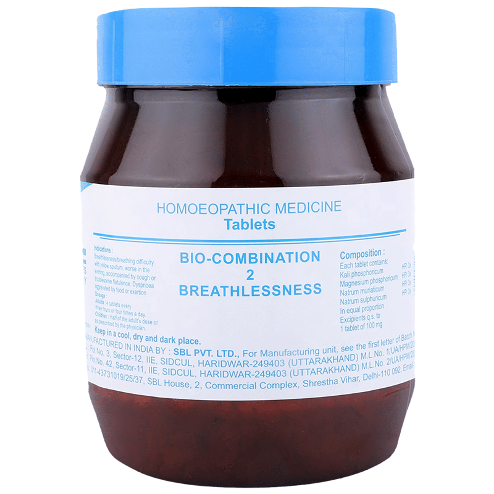 SBL Bio-Combination 2 Tablet bottle of 450 gm Biocombination Tablet