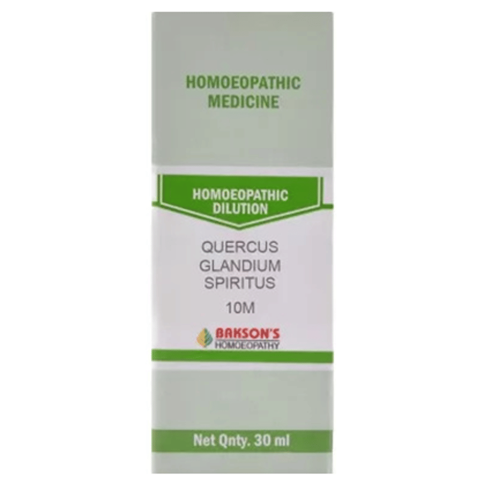 Bakson's Homeopathy Quercus Glandium Spiritus Dilution 10M bottle of 30 ml Dilution