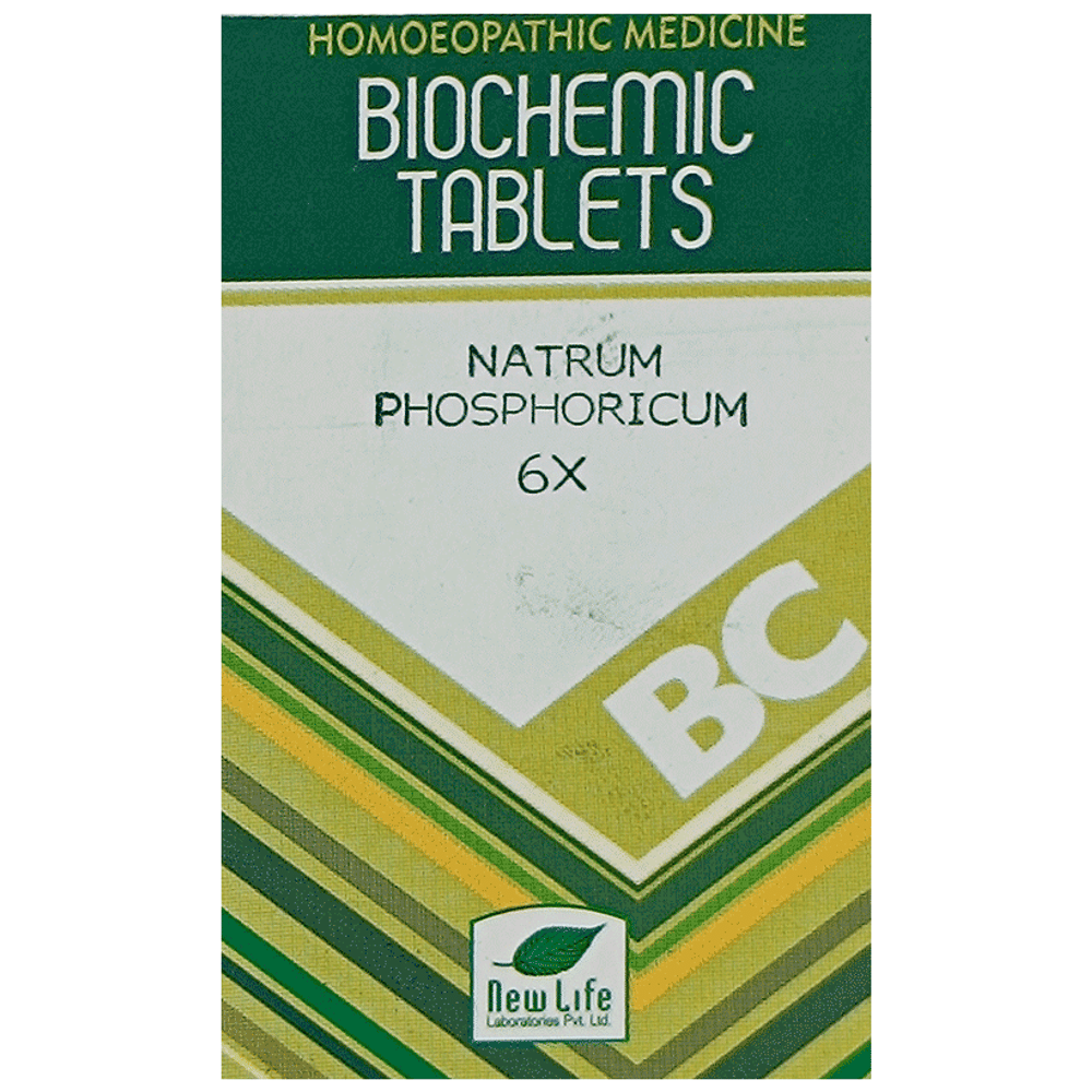 New Life Natrum Phosphoricum Biochemic Tablet 6X bottle of 25 gm Biochemic Tablet