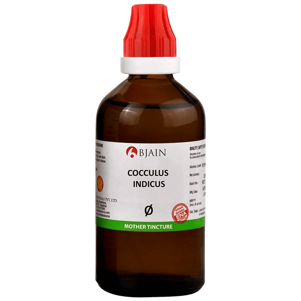 Bjain Cocculus Indicus Mother Tincture Q bottle of 100 ml Mother Tincture
