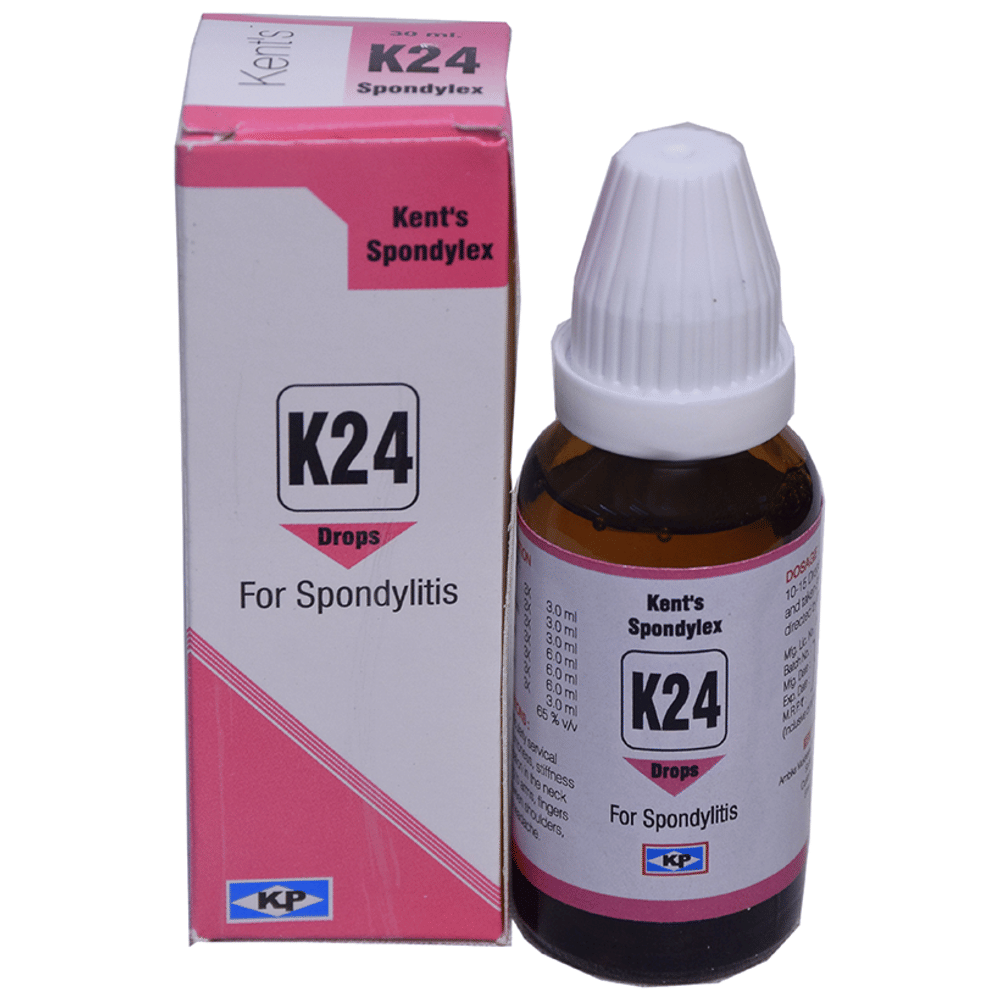 Kent's K24 Spondylitis Oral Drops bottle of 30 ml Oral Drops