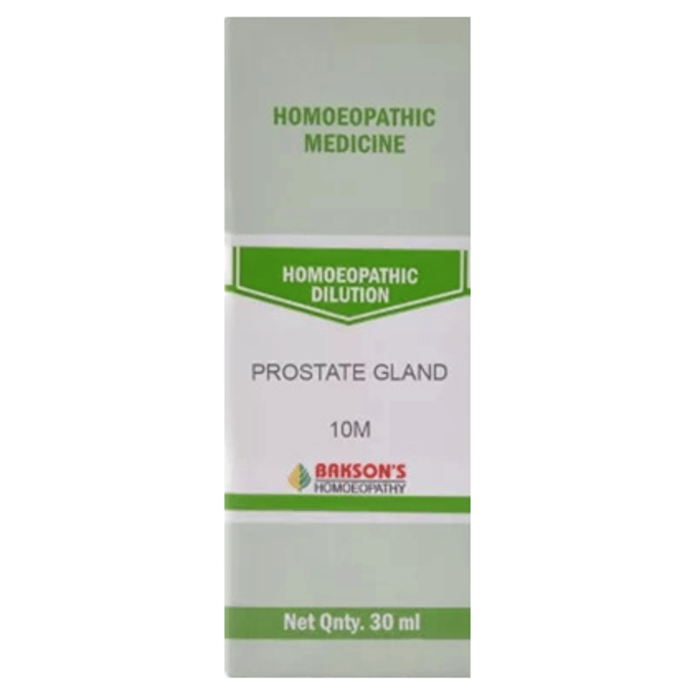 Bakson's Homeopathy Prostate Gland Dilution 10M bottle of 30 ml Dilution