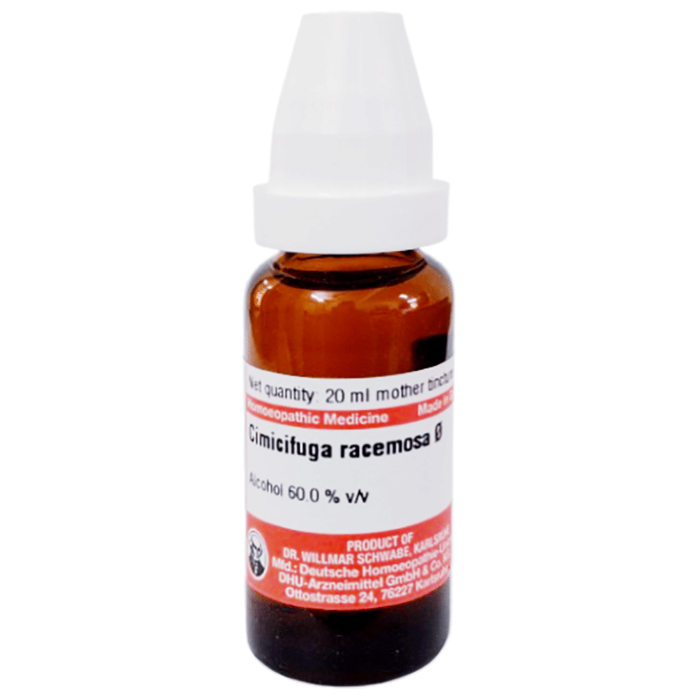 Dr Willmar Schwabe Germany Cimicifuga Racemosa Mother Tincture Q bottle of 20 ml Mother Tincture Dr Willmar Schwabe Germany Cimicifuga Racemosa Mother Tincture Q bottle of 20 ml Mother Tincture