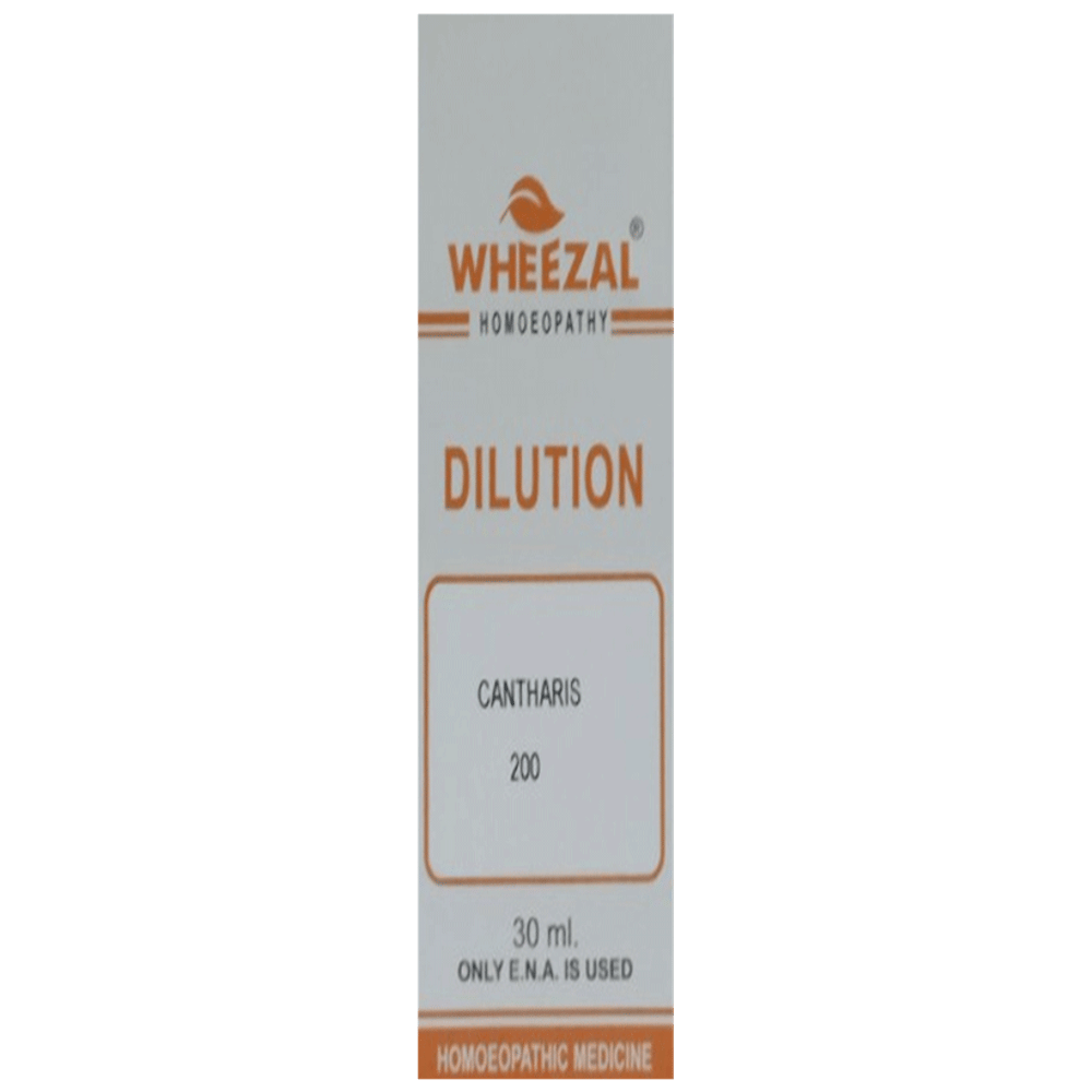 Wheezal Cantharis Dilution 200 bottle of 30 ml Dilution
