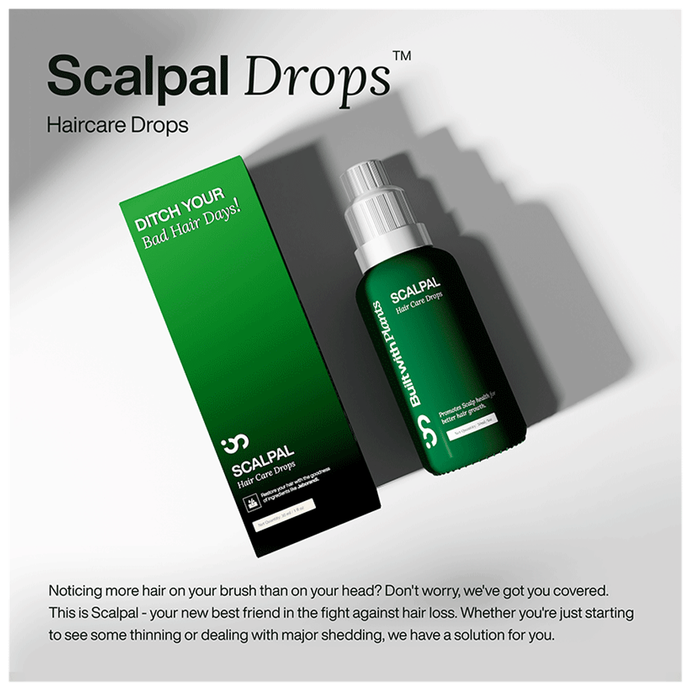 Built With Plants Scalpal Hair Care Drops bottle of 30 ml Oral Drops