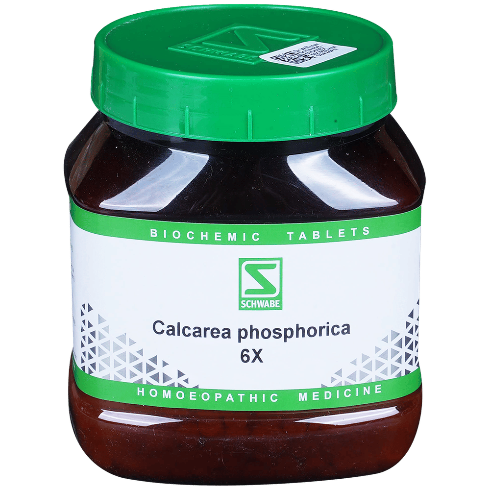 Dr Willmar Schwabe India Calcarea Phosphorica Biochemic Tablet 6X bottle of 550 gm Biochemic Tablet