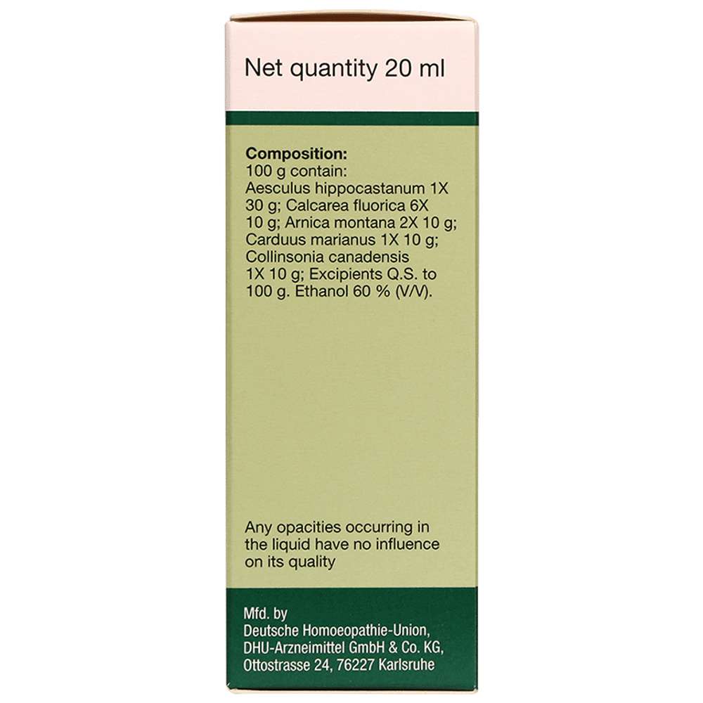 Dr Willmar Schwabe Germany Aesculus Pentarkan Ptk. 3 Drop bottle of 20 ml Drop