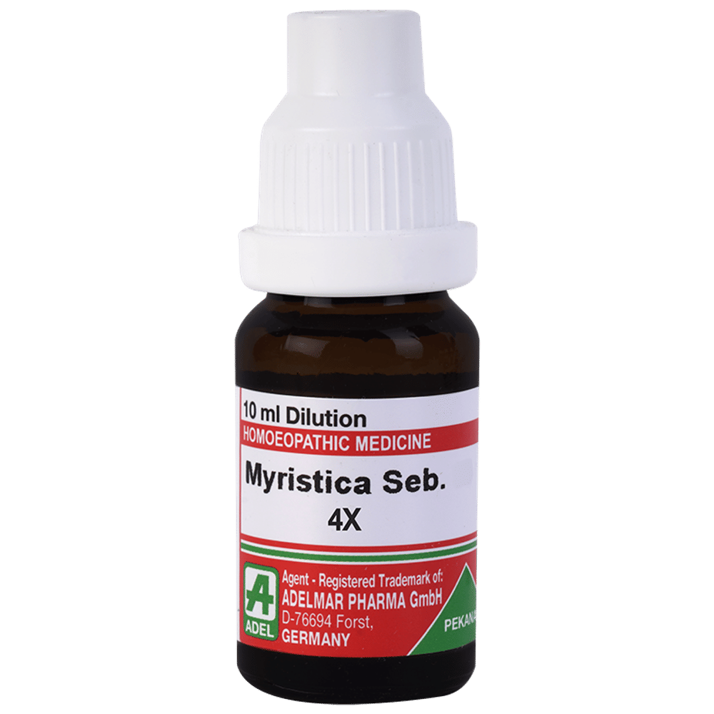 ADEL Myristica Sebifera Dilution 4X bottle of 10 ml Dilution