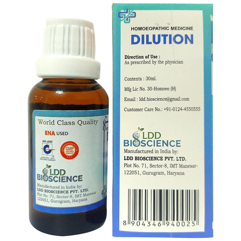LDD Bioscience Ammonium Benzoicum Dilution 1000 CH bottle of 30 ml Dilution
