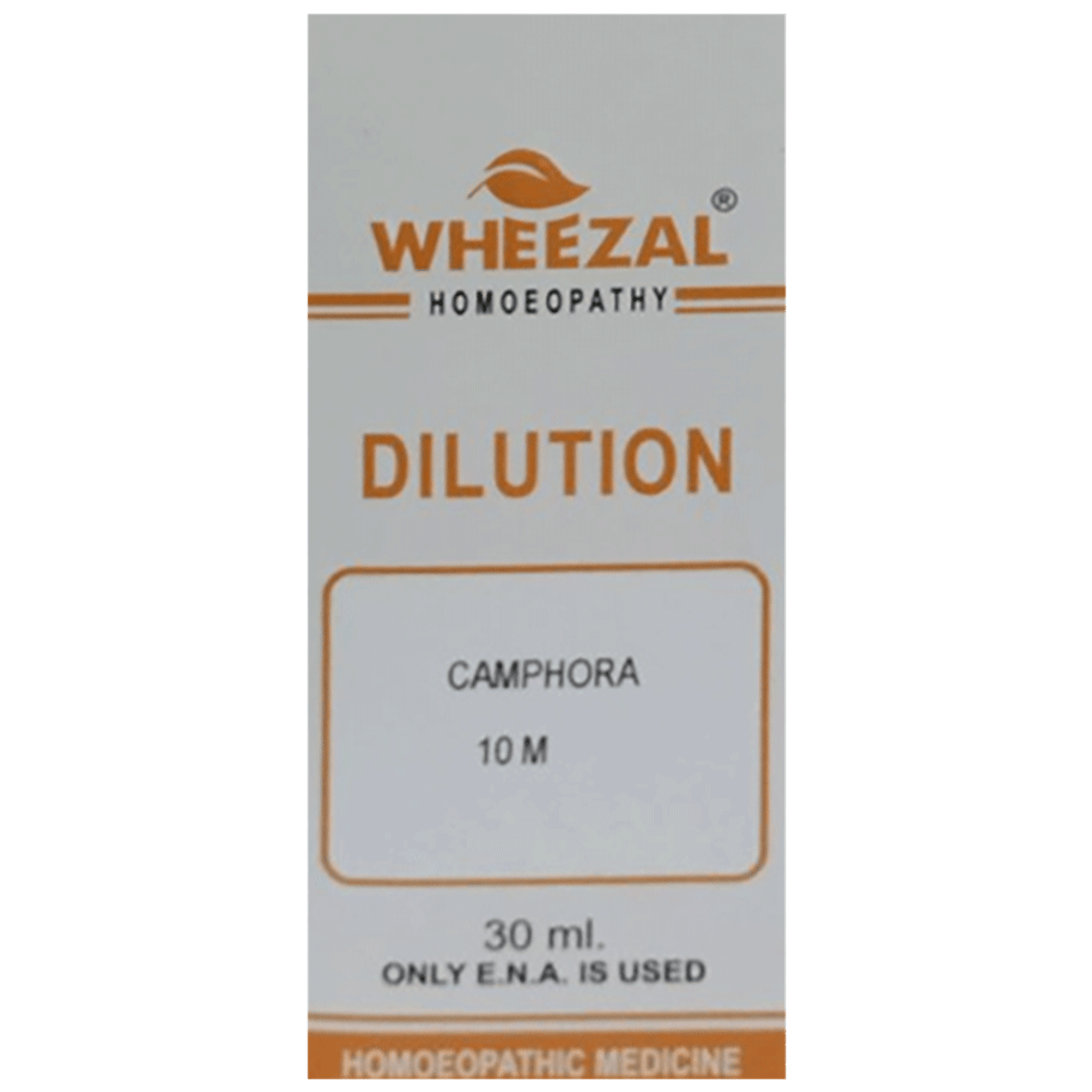 Wheezal Camphora Dilution 10M bottle of 30 ml Dilution