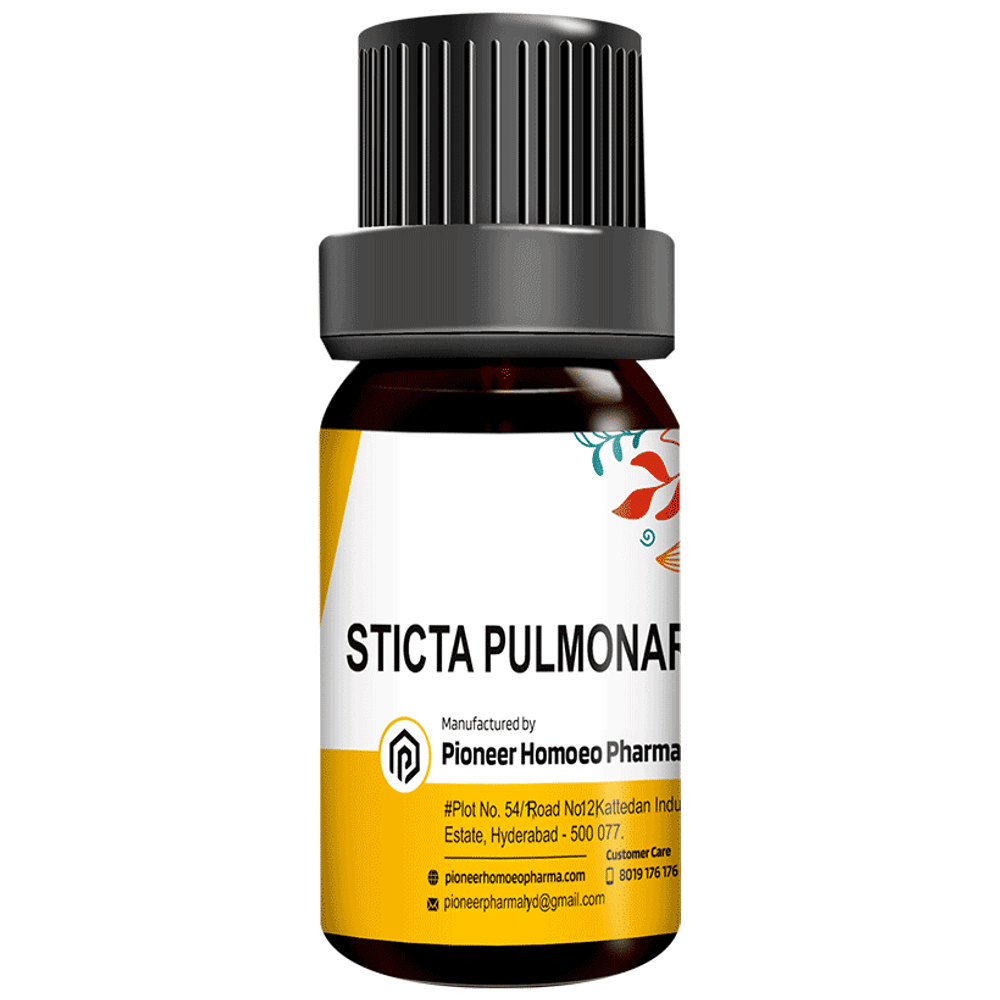 Pioneer Pharma Sticta Pulmonaria Globules Pellets Multidose Pills 30 CH bottle of 150 tablets