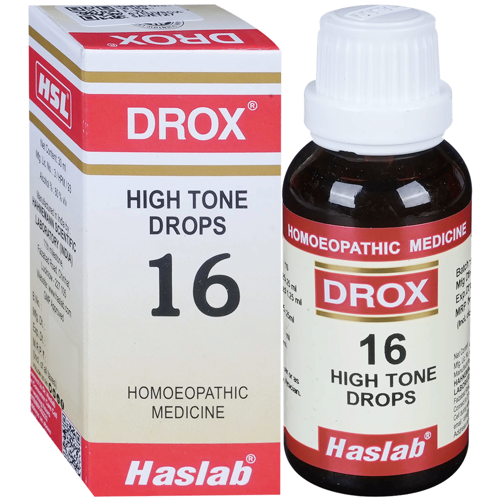 Haslab Drox 16 High Tone Drop bottle of 30 ml Drop