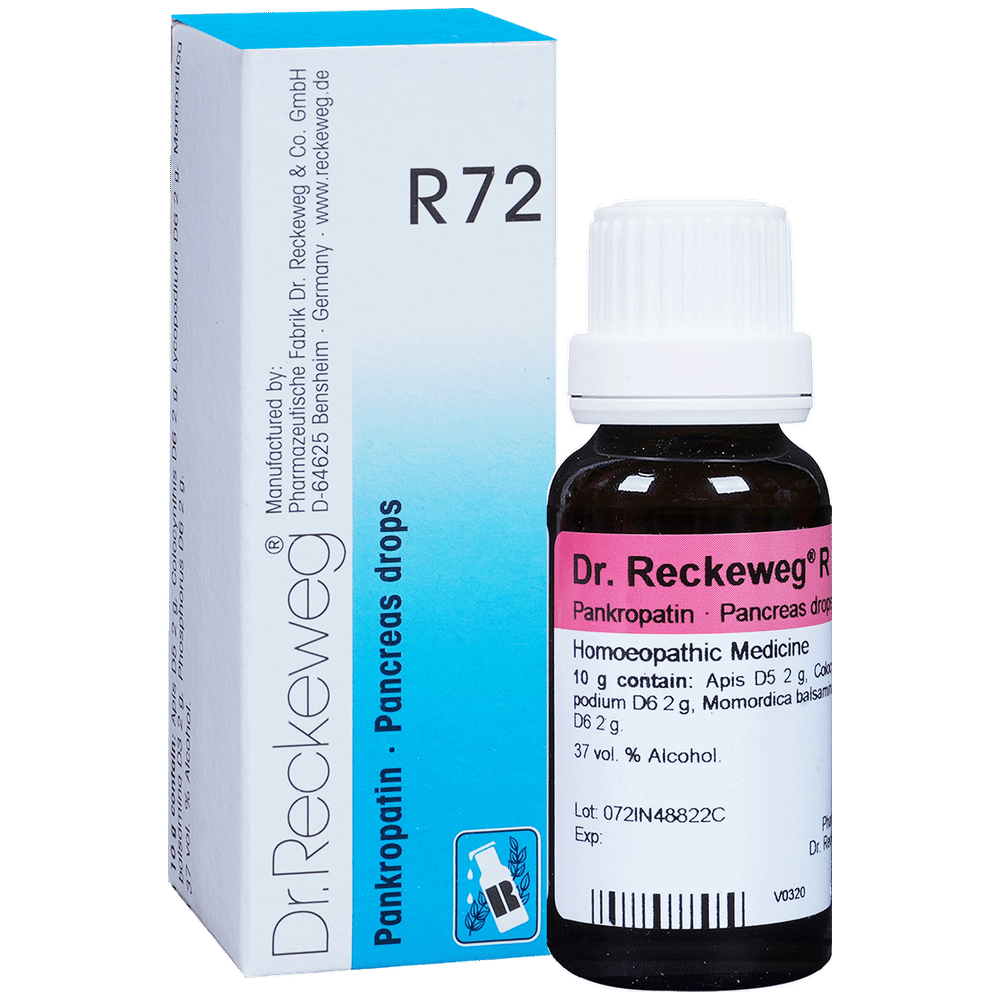 Dr. Reckeweg R72 Pancreas Drop bottle of 22 ml Drop