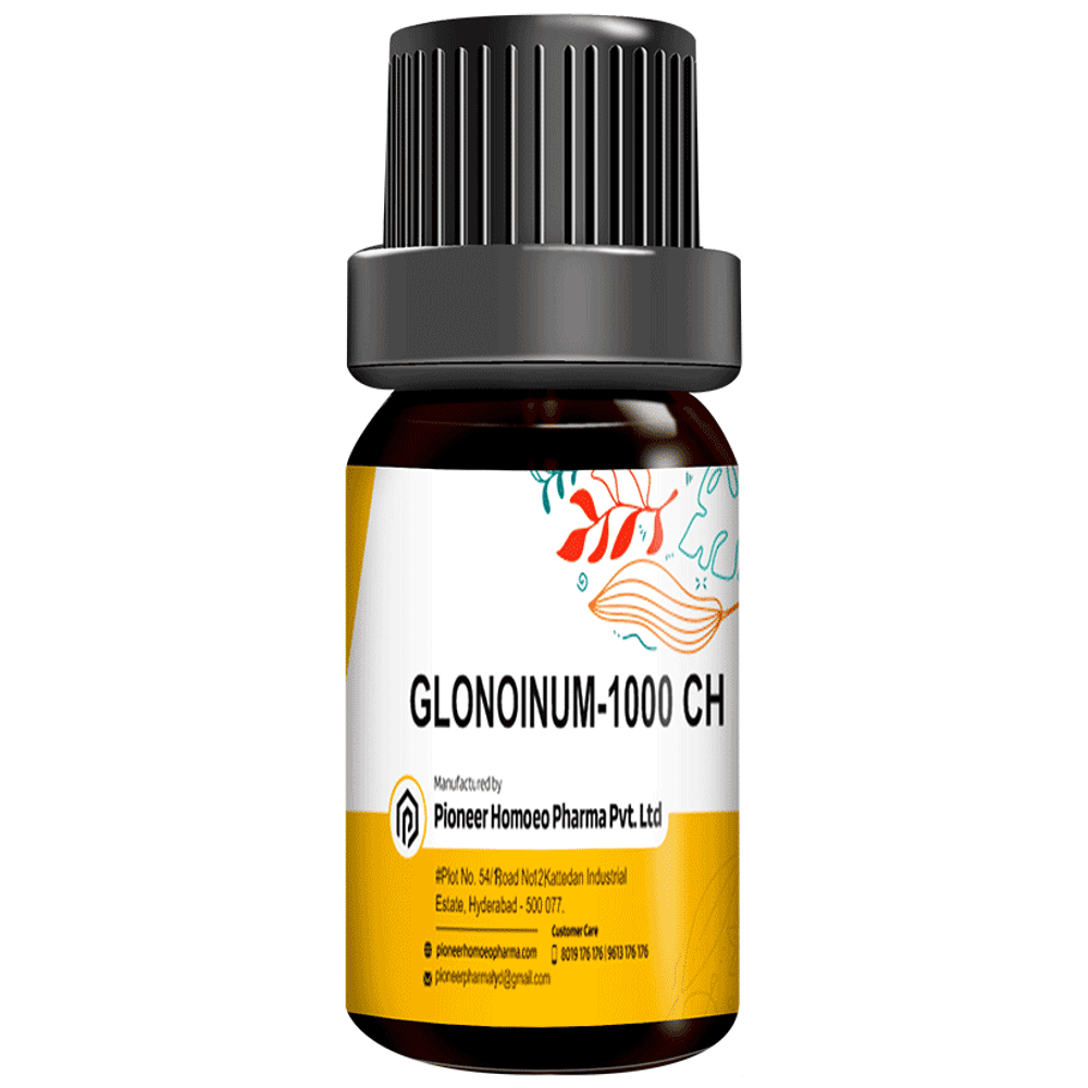 Pioneer Pharma Glonoinum Pellets 1000 CH bottle of 150 pellets