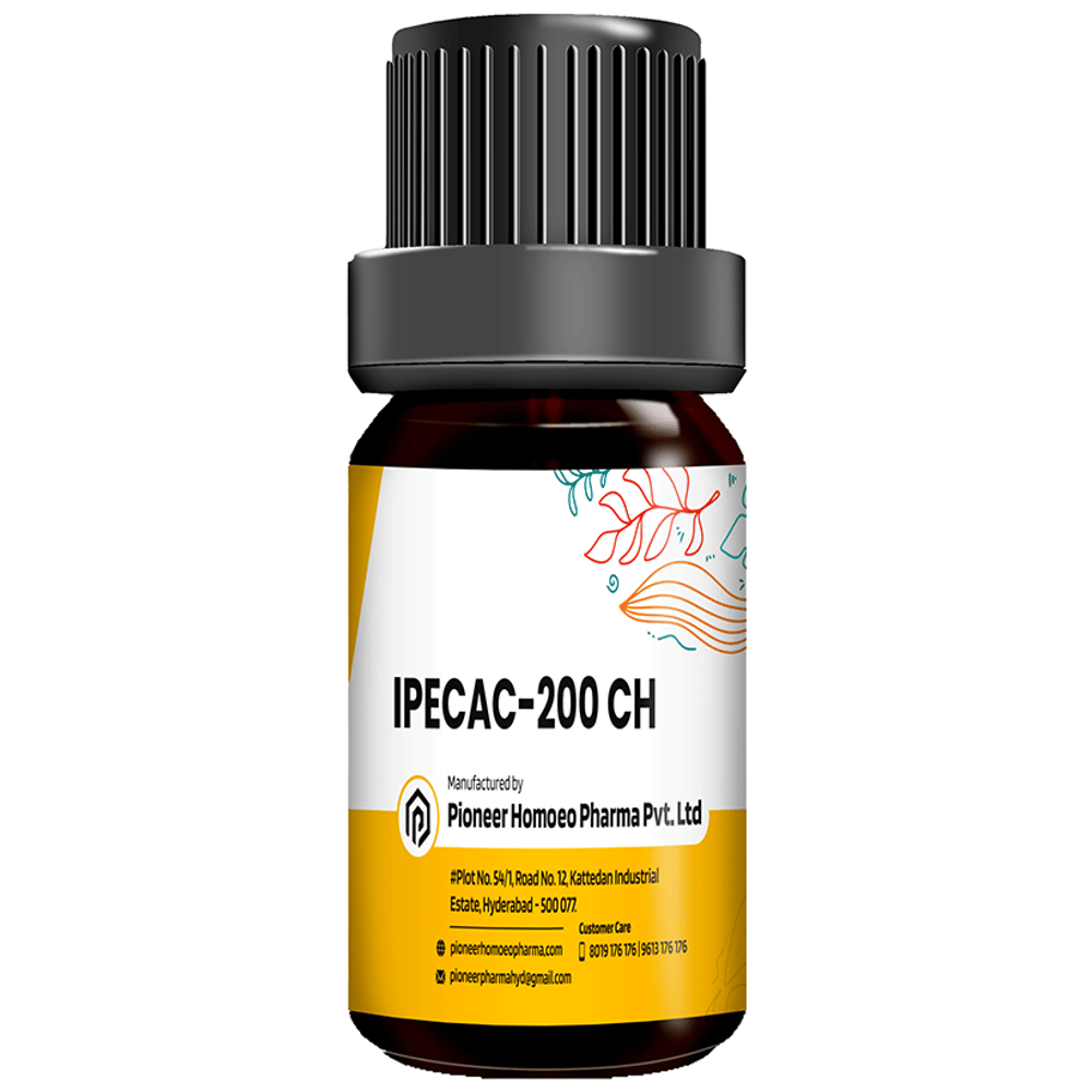 Pioneer Pharma Ipecac Globules Pellets Multidose Pills 200 CH bottle of 150 tablets Pioneer Pharma Ipecac Globules Pellets Multidose Pills 200 CH bottle of 150 tablets