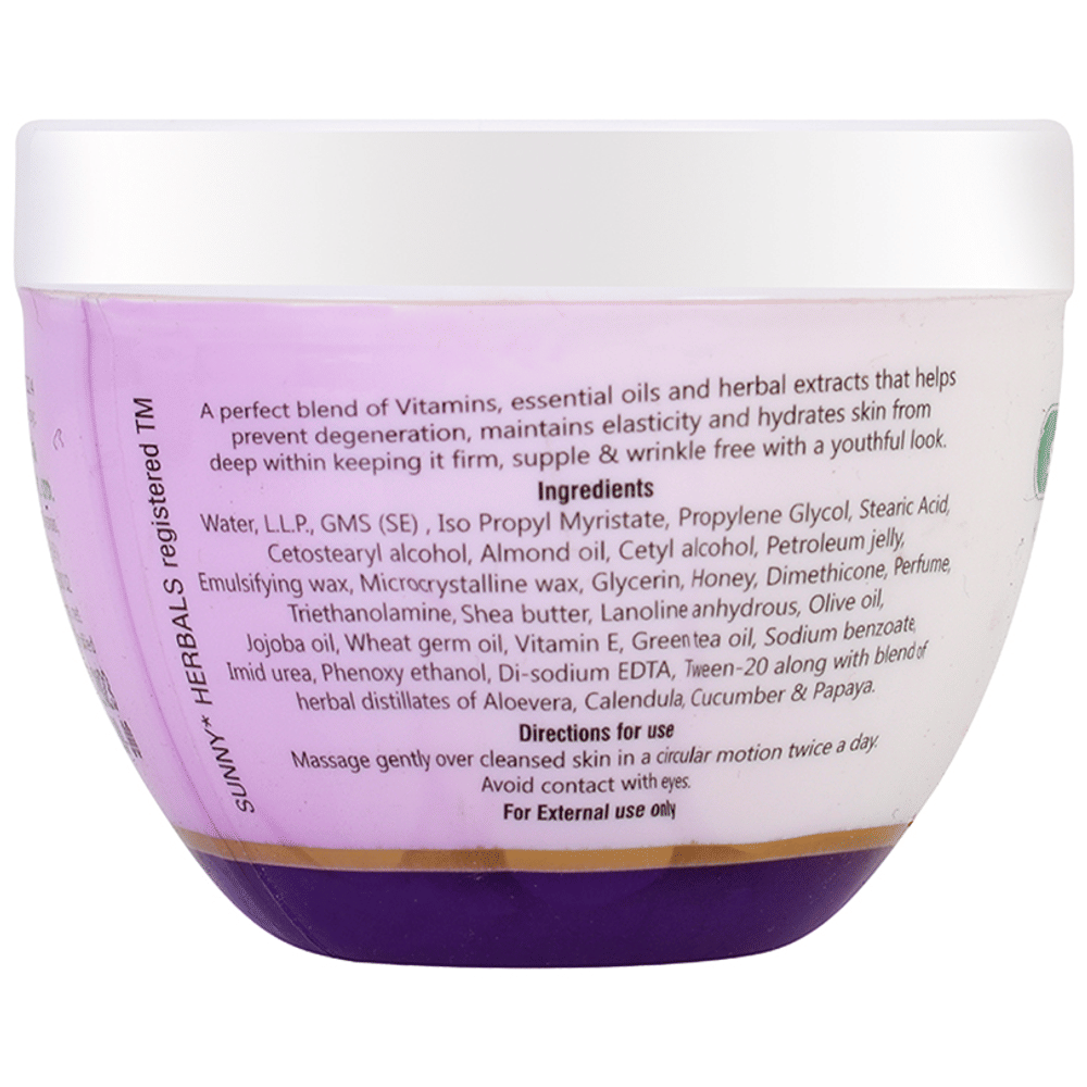 Sunny Herbals Anti Wrinkle Cream jar of 125 gm Cream