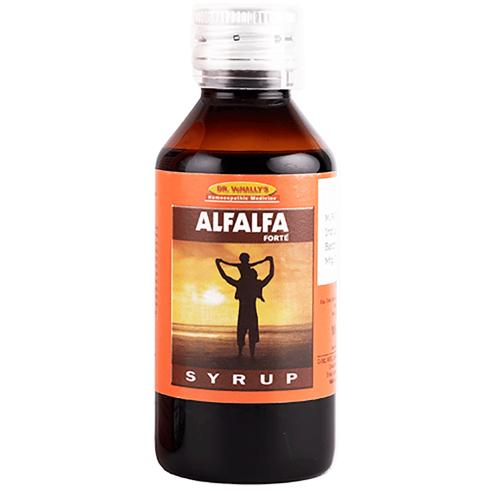 Medisynth Alfalfa Forte Syrup bottle of 120 ml Syrup Medisynth Alfalfa Forte Syrup bottle of 120 ml Syrup