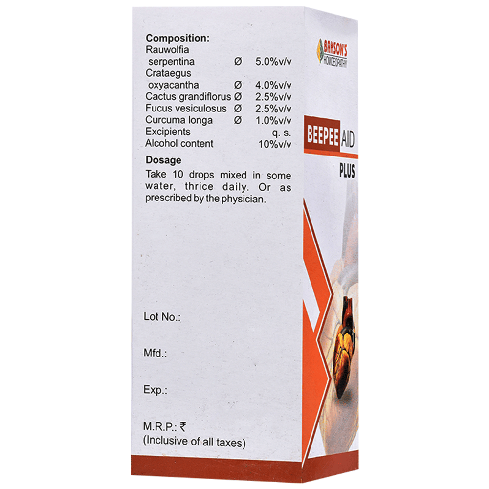 Bakson's Homeopathy Beepee Aid Plus Drop bottle of 100 ml Drop Bakson's Homeopathy Beepee Aid Plus Drop bottle of 100 ml Drop