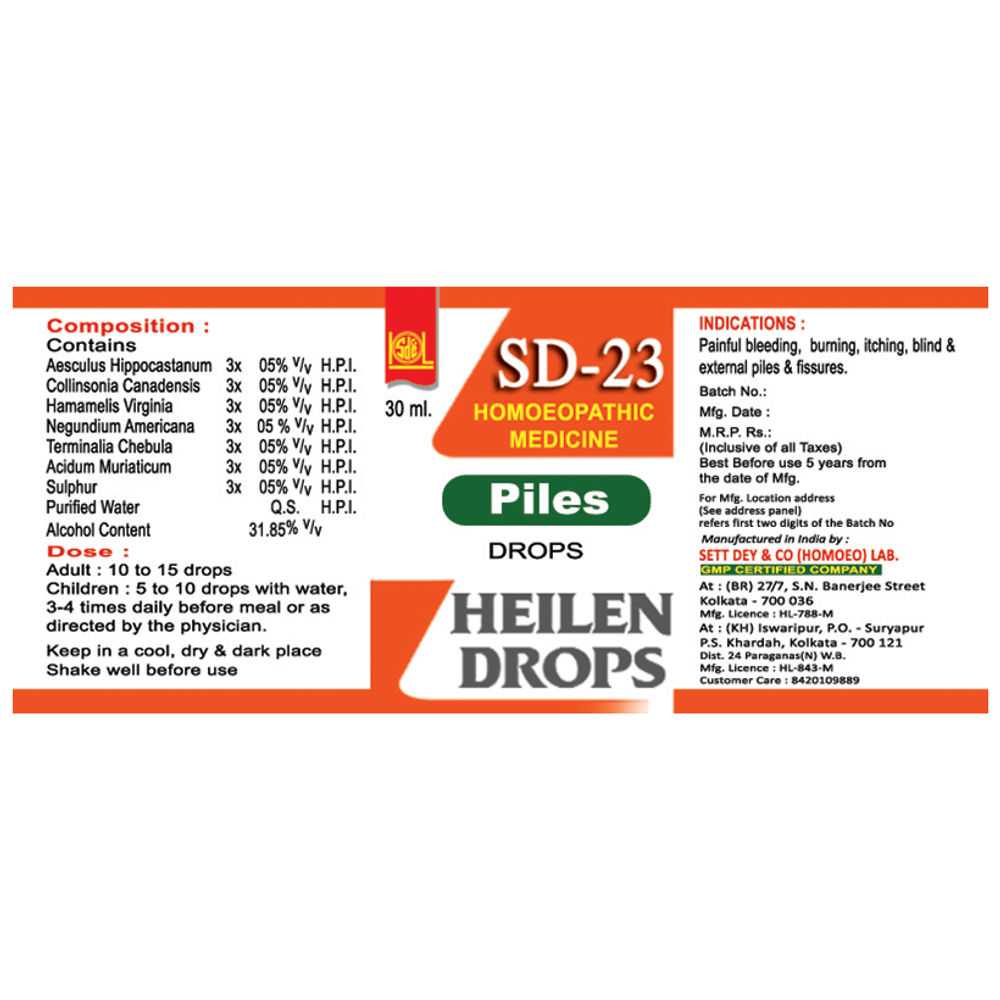 Sett Dey Sd-23 Drop bottle of 30 ml Drop