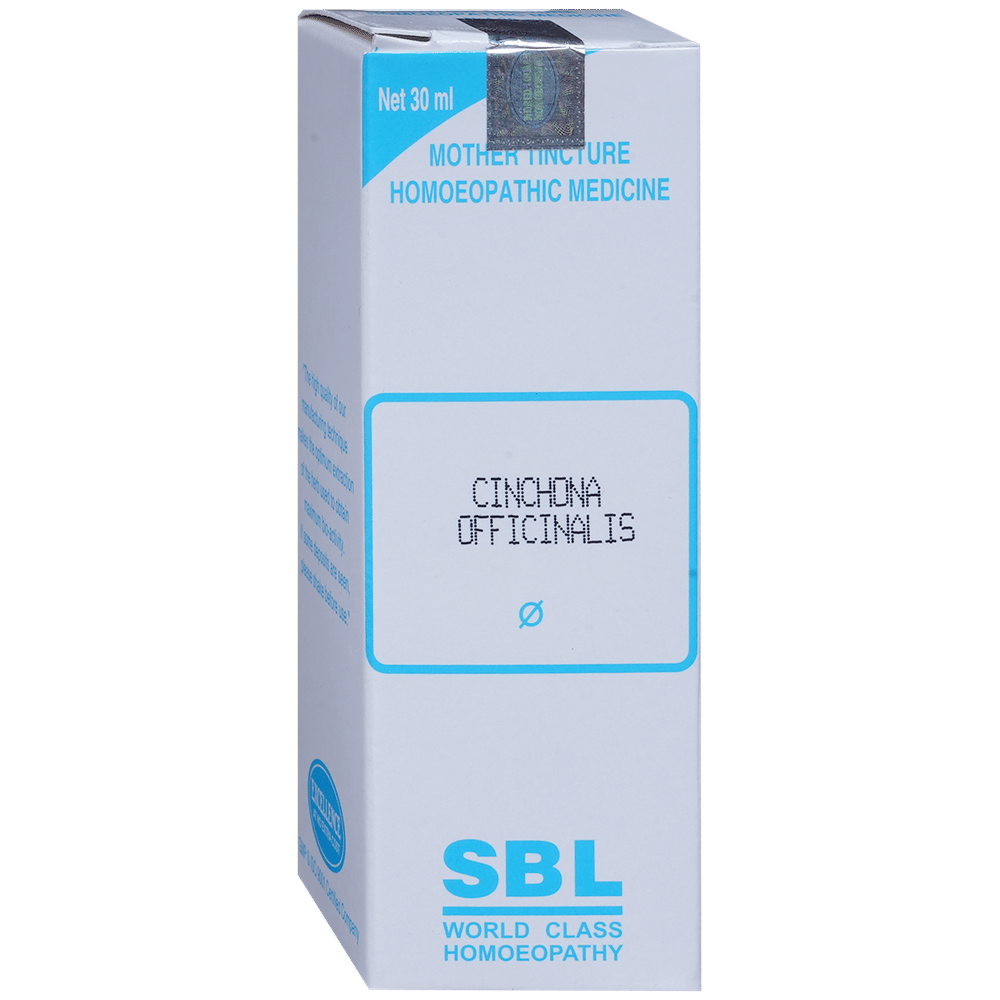SBL Cinchona Officinalis Mother Tincture Q bottle of 30 ml Mother Tincture