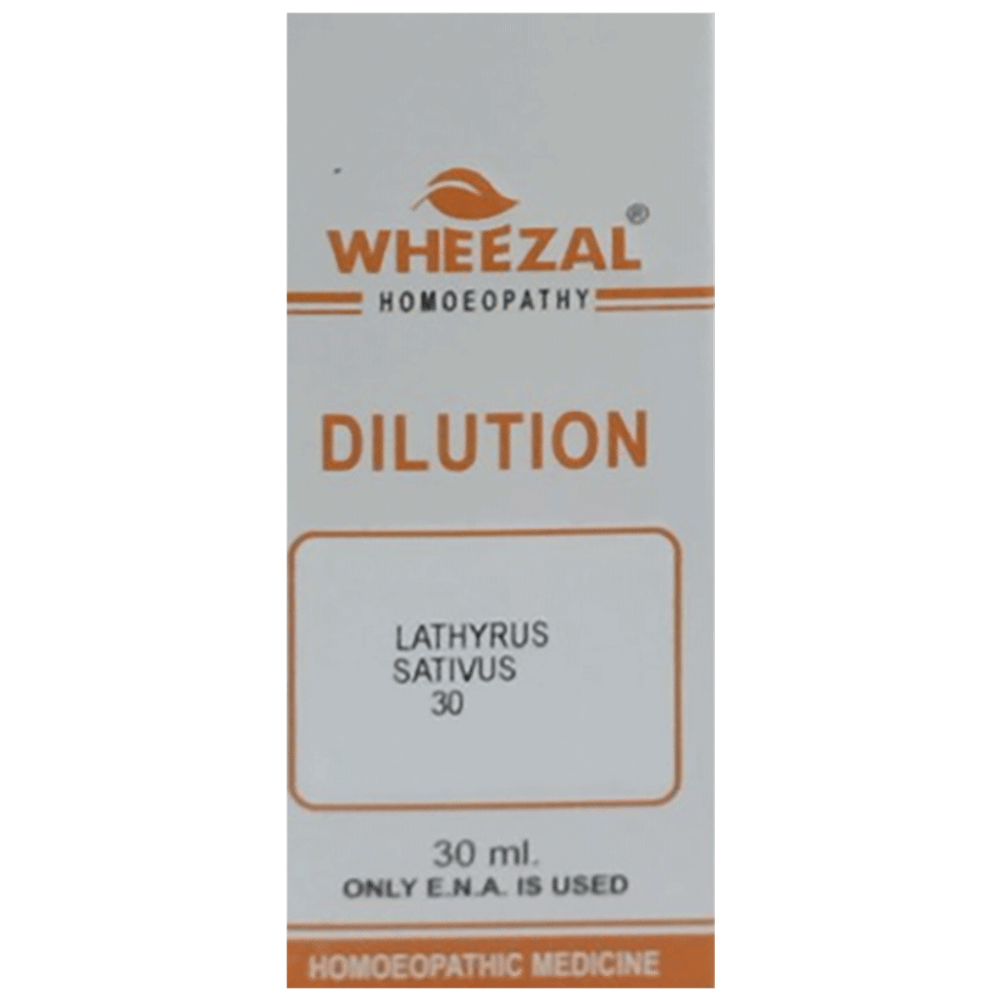 Wheezal Lathyrus Sativus Dilution 30 bottle of 30 ml Dilution