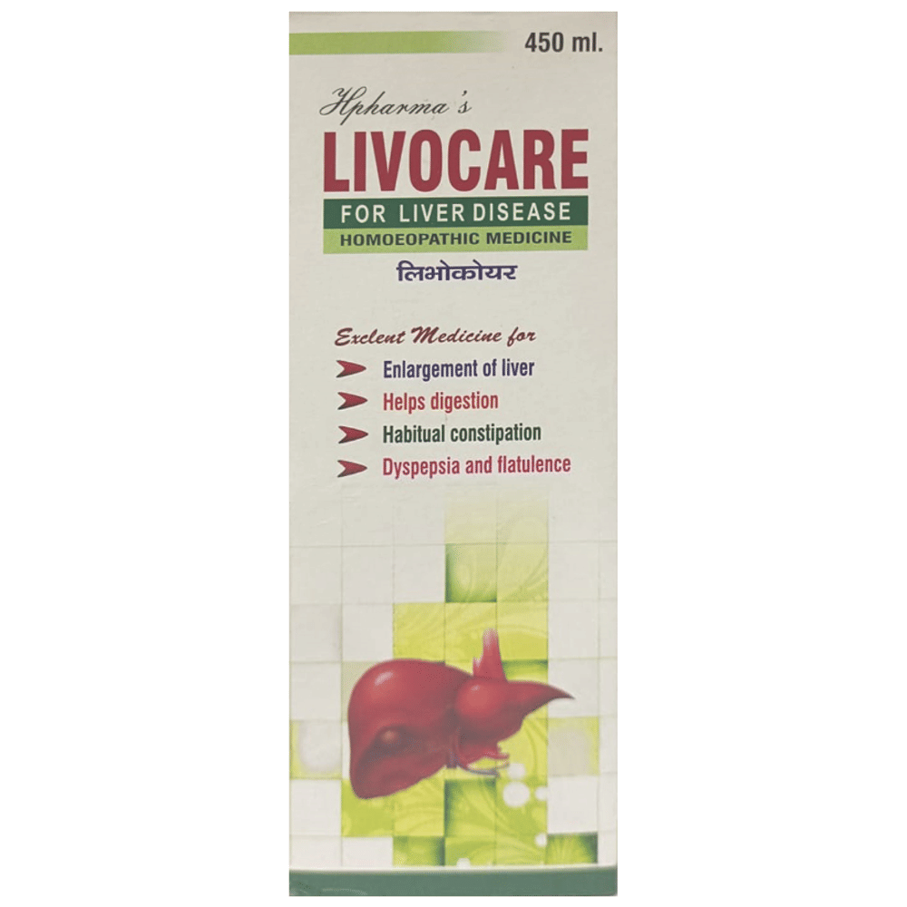 Livocare for Liver Disease bottle of 450 ml Syrup