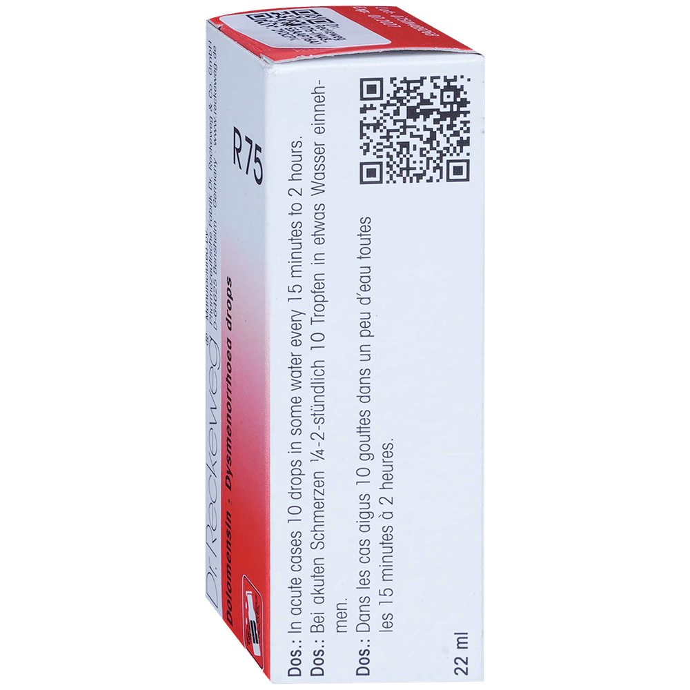Dr. Reckeweg R75 Dysmenorrhoea Drop bottle of 22 ml Drop