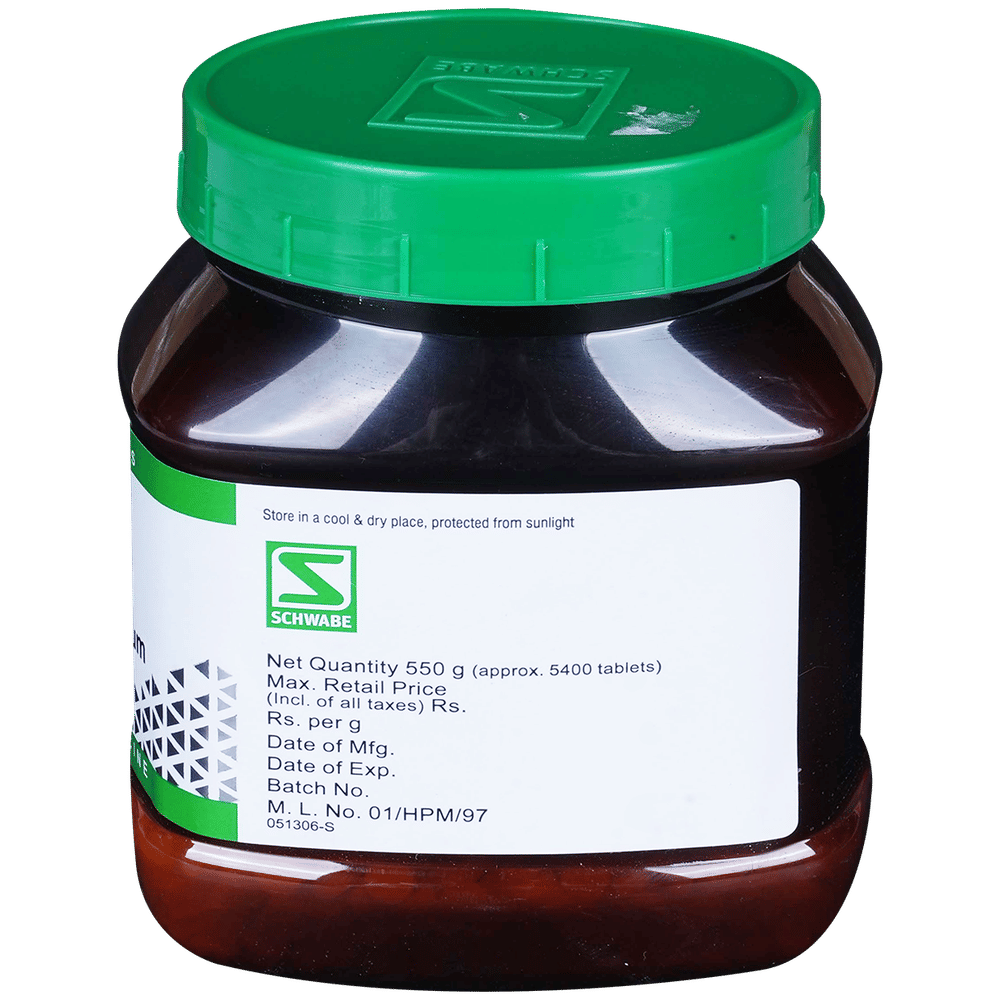 Dr Willmar Schwabe India Magnesia Phosphoricum Biochemic Tablet 6X bottle of 550 gm Biochemic Tablet