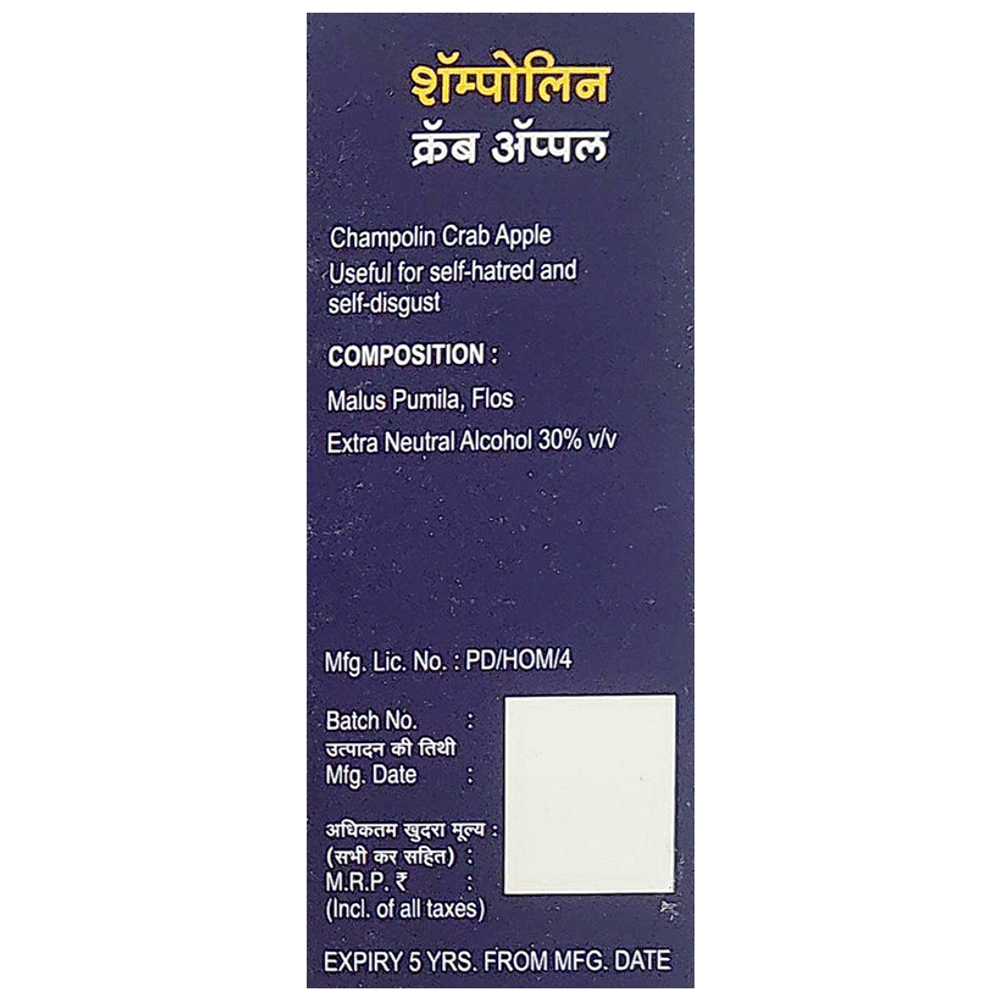 Champolin Crab Apple bottle of 60 ml Oral Drops