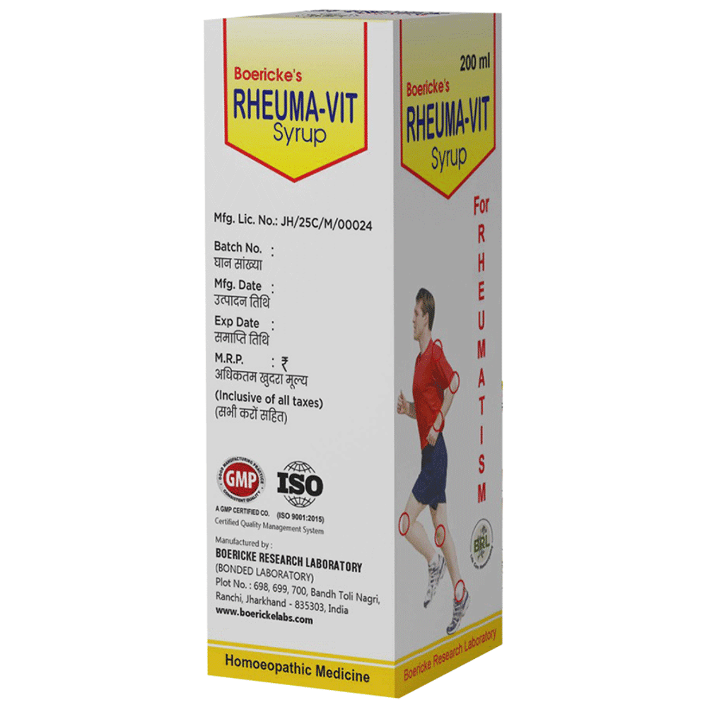 BRL Rheuma-Vit Syrup bottle of 200 ml Syrup