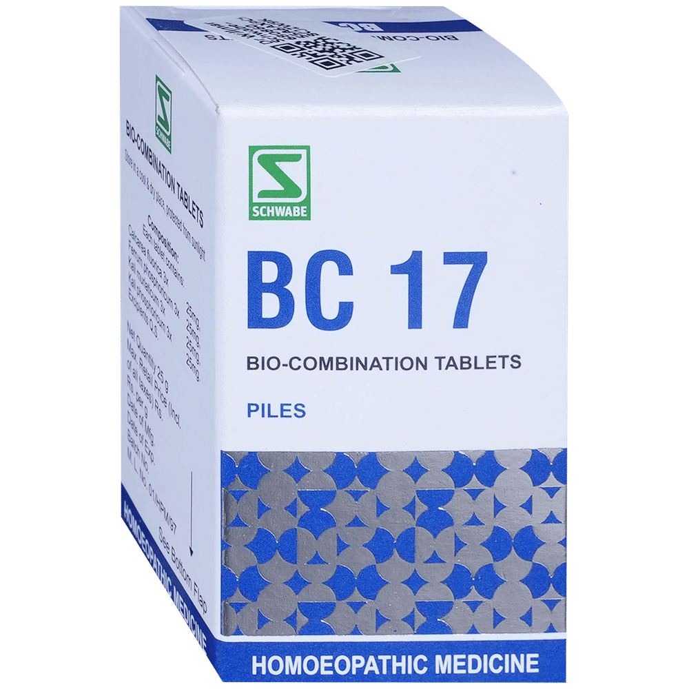 Dr Willmar Schwabe India Bio-Combination 17 (BC 17) Tablet bottle of 25 gm Biocombination Tablet