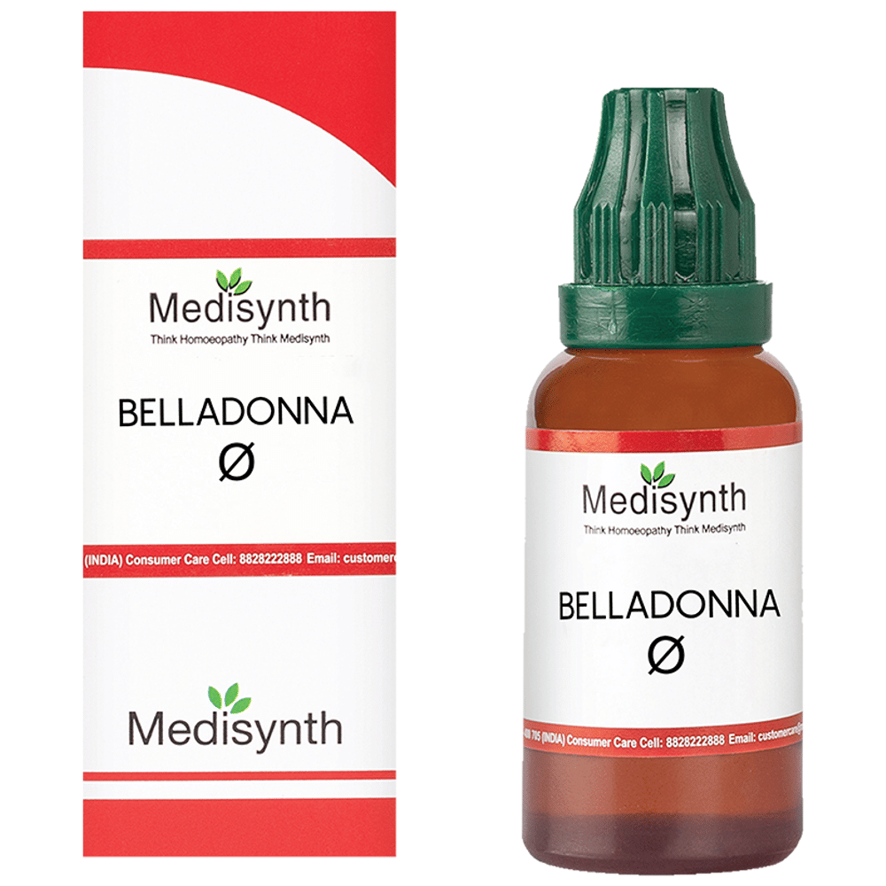 Medisynth Belladonna Q bottle of 30 ml Mother Tincture Medisynth Belladonna Q bottle of 30 ml Mother Tincture