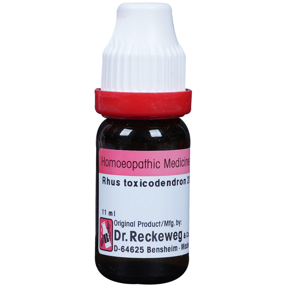 Dr. Reckeweg Rhus Tox Dilution 200 CH bottle of 11 ml Dilution