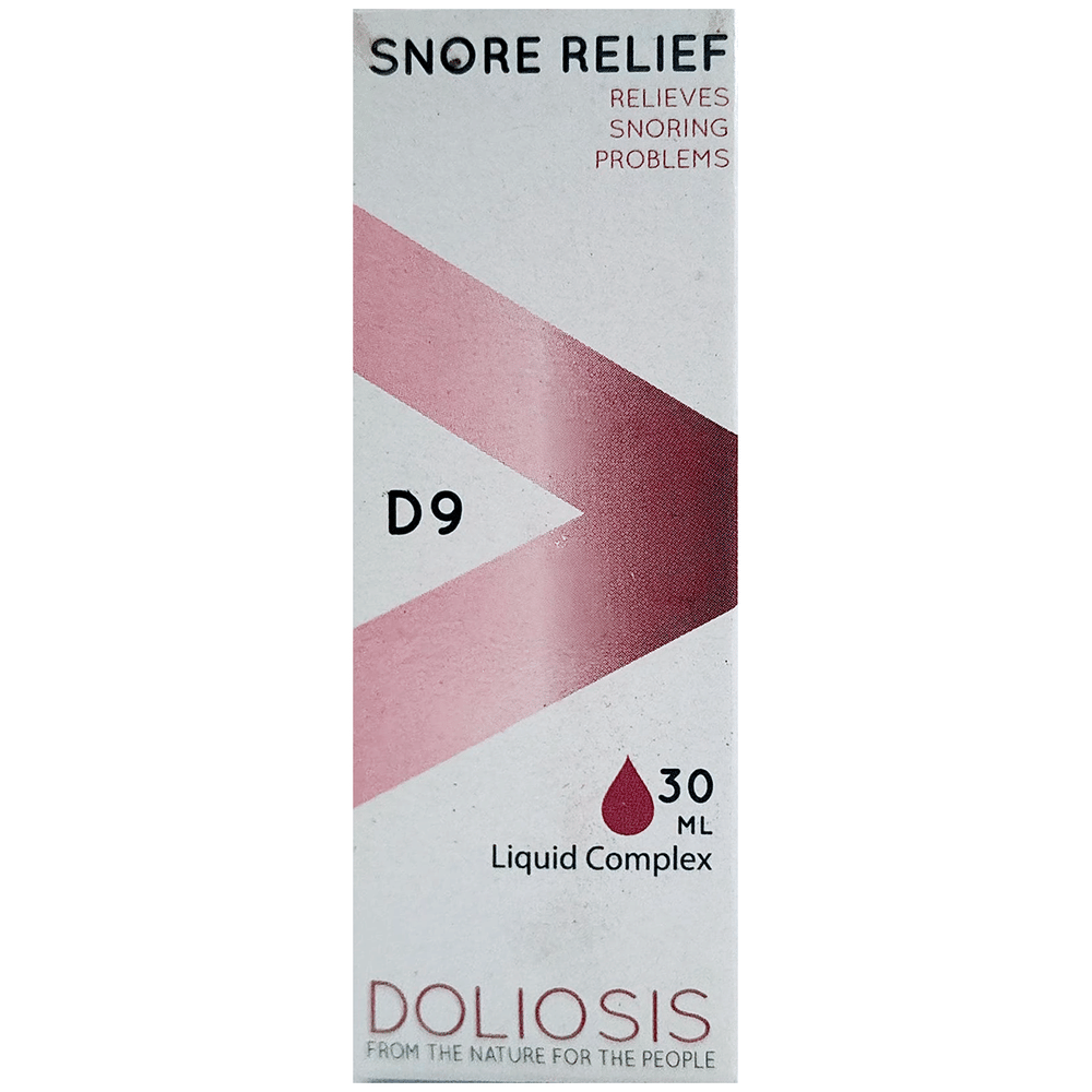 Doliosis D9 Snore Relief Liquid Complex bottle of 30 ml Drop