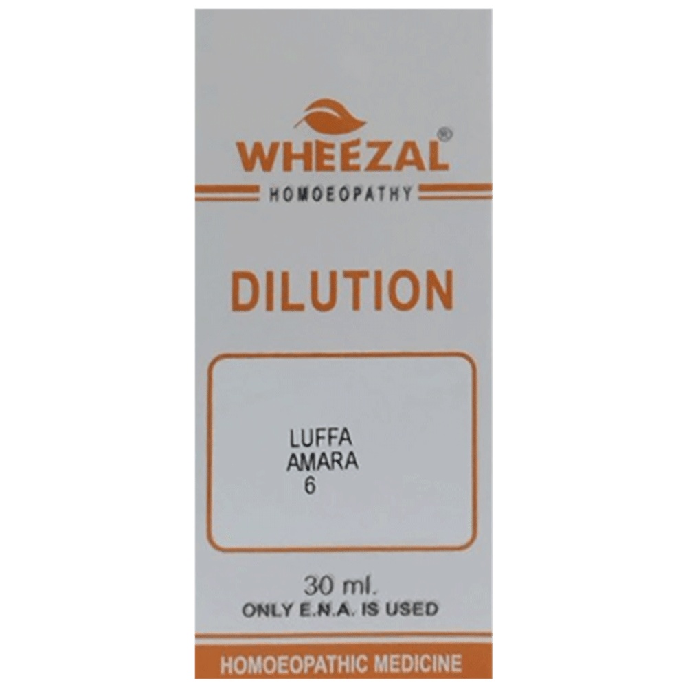 Wheezal Luffa Amara Dilution 6 bottle of 30 ml Dilution