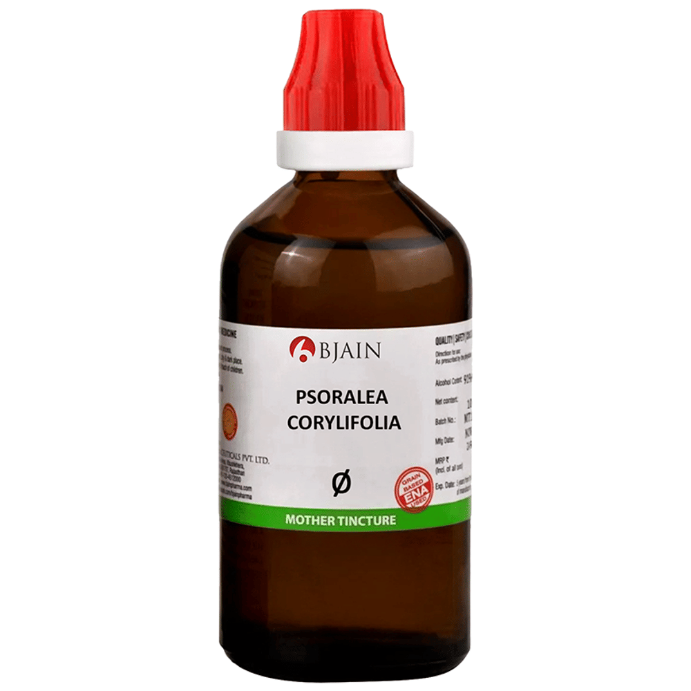 Bjain Psoralea Corlyfolia Mother Tincture Q bottle of 100 ml Mother Tincture