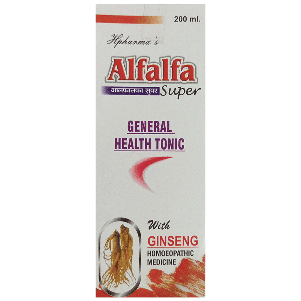 HHP Alfalfa Super General Health Tonic bottle of 200 ml Tonic