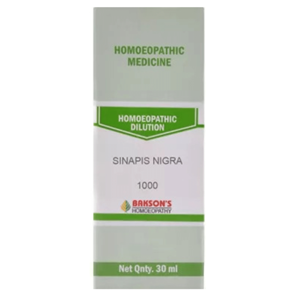 Bakson's Homeopathy Sinapis Nigra Dilution 1000 CH bottle of 30 ml Dilution