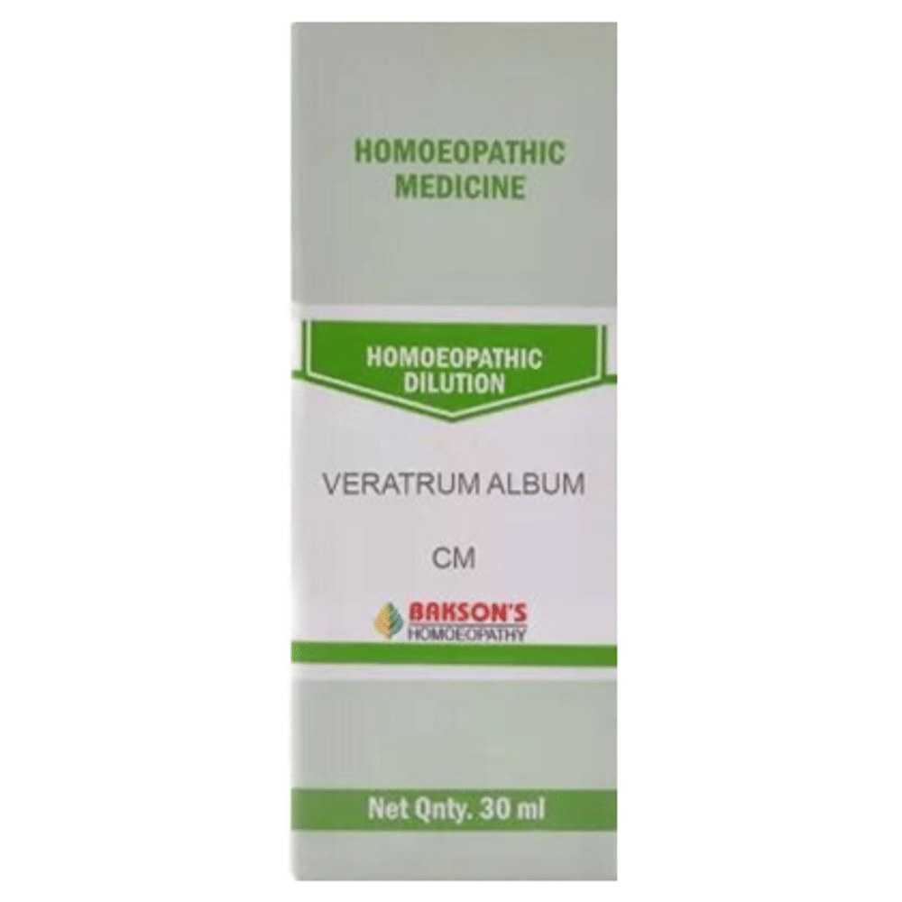 Bakson's Homeopathy Veratrum Album  Dilution CM bottle of 30 ml Dilution