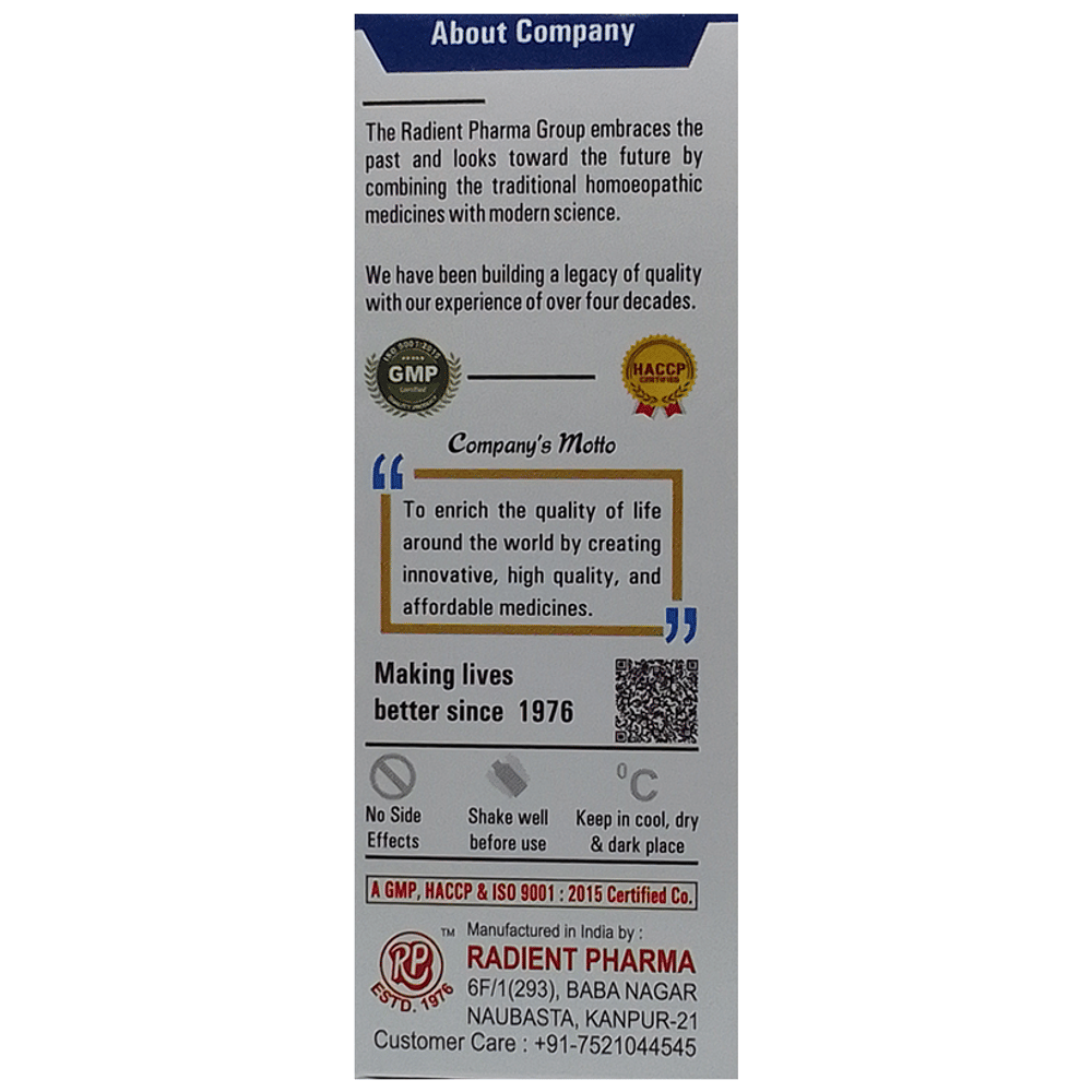 Radient #100 Dengue Drop bottle of 30 ml Oral Drops Radient #100 Dengue Drop bottle of 30 ml Oral Drops
