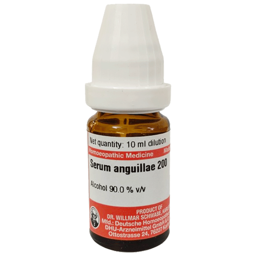 Dr Willmar Schwabe Germany Dilution Serum Anguillae 200 bottle of 10 ml Dilution