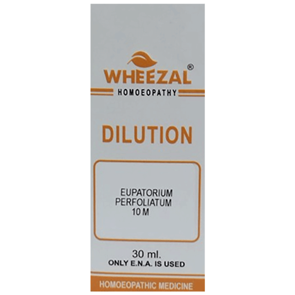 Wheezal Eupatorium Perfoliatum Dilution 10M bottle of 30 ml Dilution