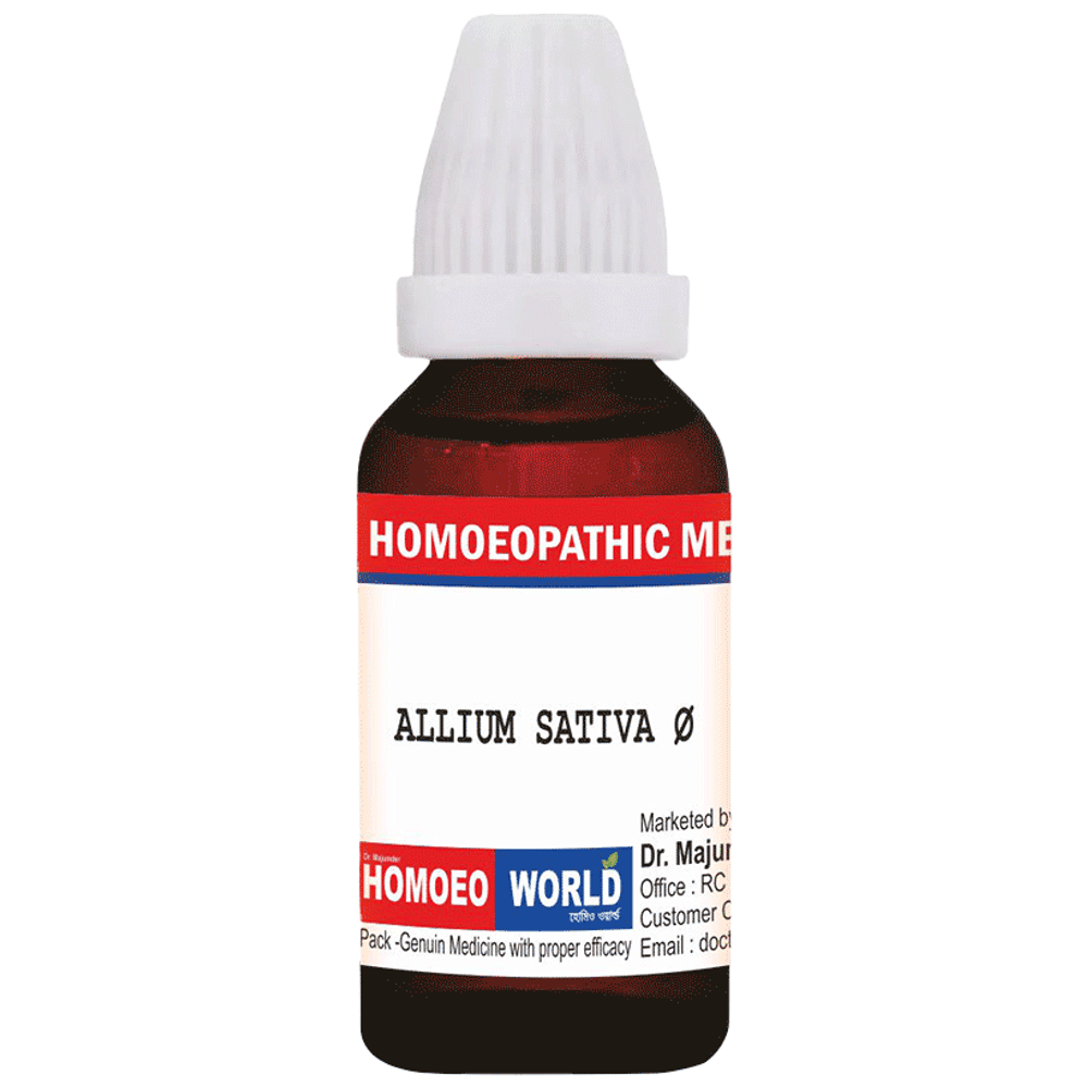 Dr. Majumder Homeo World Allium Sativa Q Mother Tincher(30ml Each) combo pack of 3 bottles
