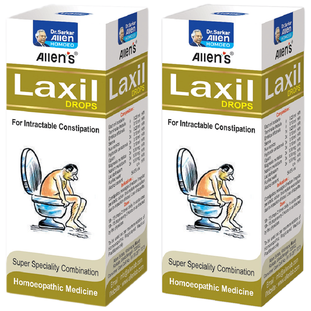 Allen's Laxil Drop (30ml Each) combo pack of 2 bottles