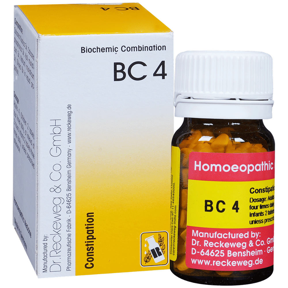 Dr. Reckeweg Bio-Combination 4 (BC 4) Tablet bottle of 20 gm Biocombination Tablet