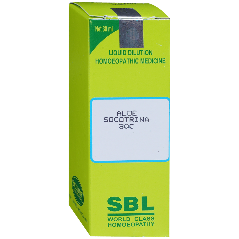 SBL Aloe Socotrina Dilution 30 CH bottle of 30 ml Dilution SBL Aloe Socotrina Dilution 30 CH bottle of 30 ml Dilution