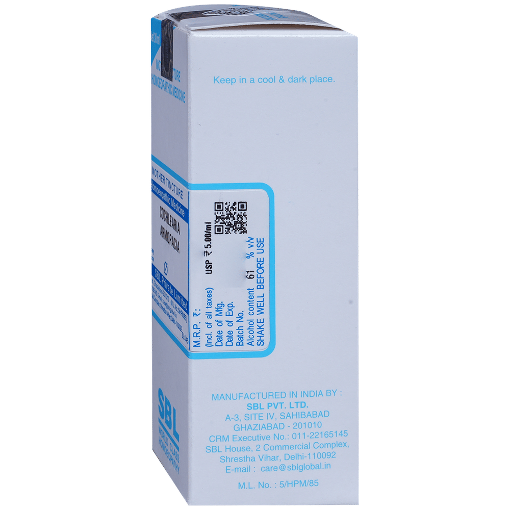 SBL Cochlearia Armoracia Mother Tincture Q bottle of 30 ml Mother Tincture