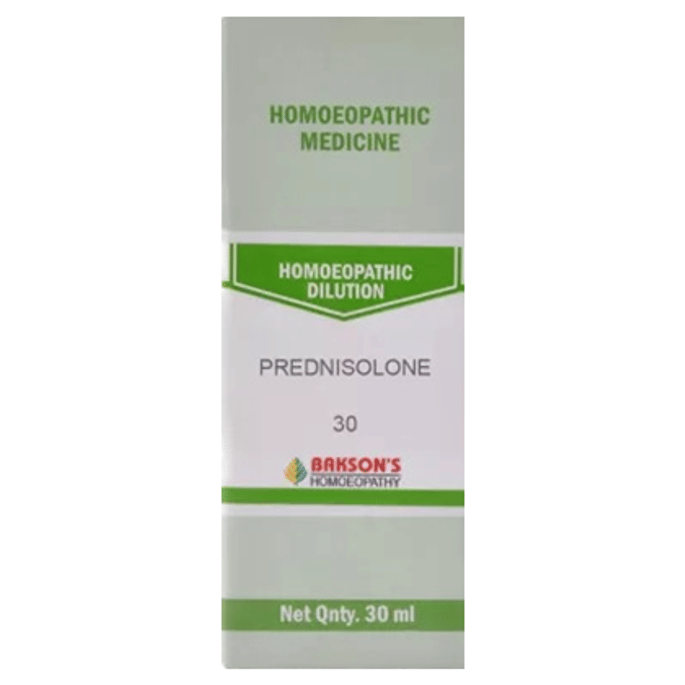 Bakson's Homeopathy Prednisolone Dilution 30 bottle of 30 ml Dilution Bakson's Homeopathy Prednisolone Dilution 30 bottle of 30 ml Dilution